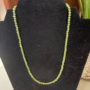 Peridot Beaded Necklace